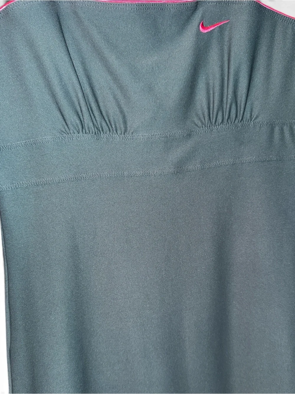 Nike Vintage (2009) Serena Williams Coral & Grey Athletic Fit Dress(French open)